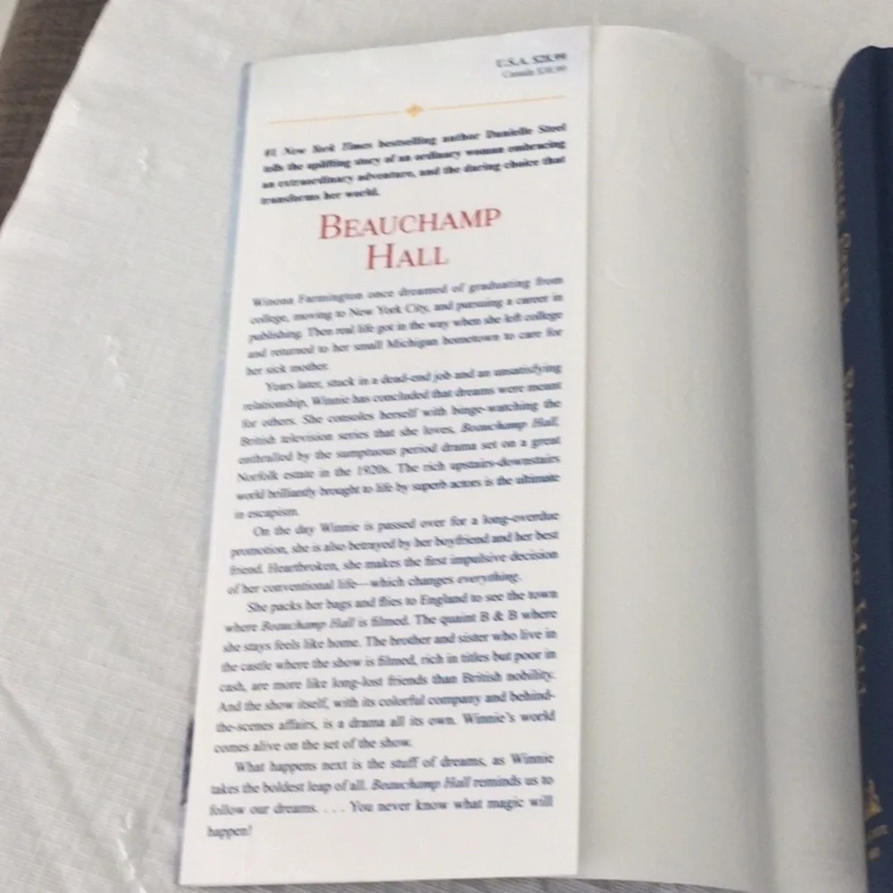 Danielle Steel 'Beauchamp Hall' Hardcover Book